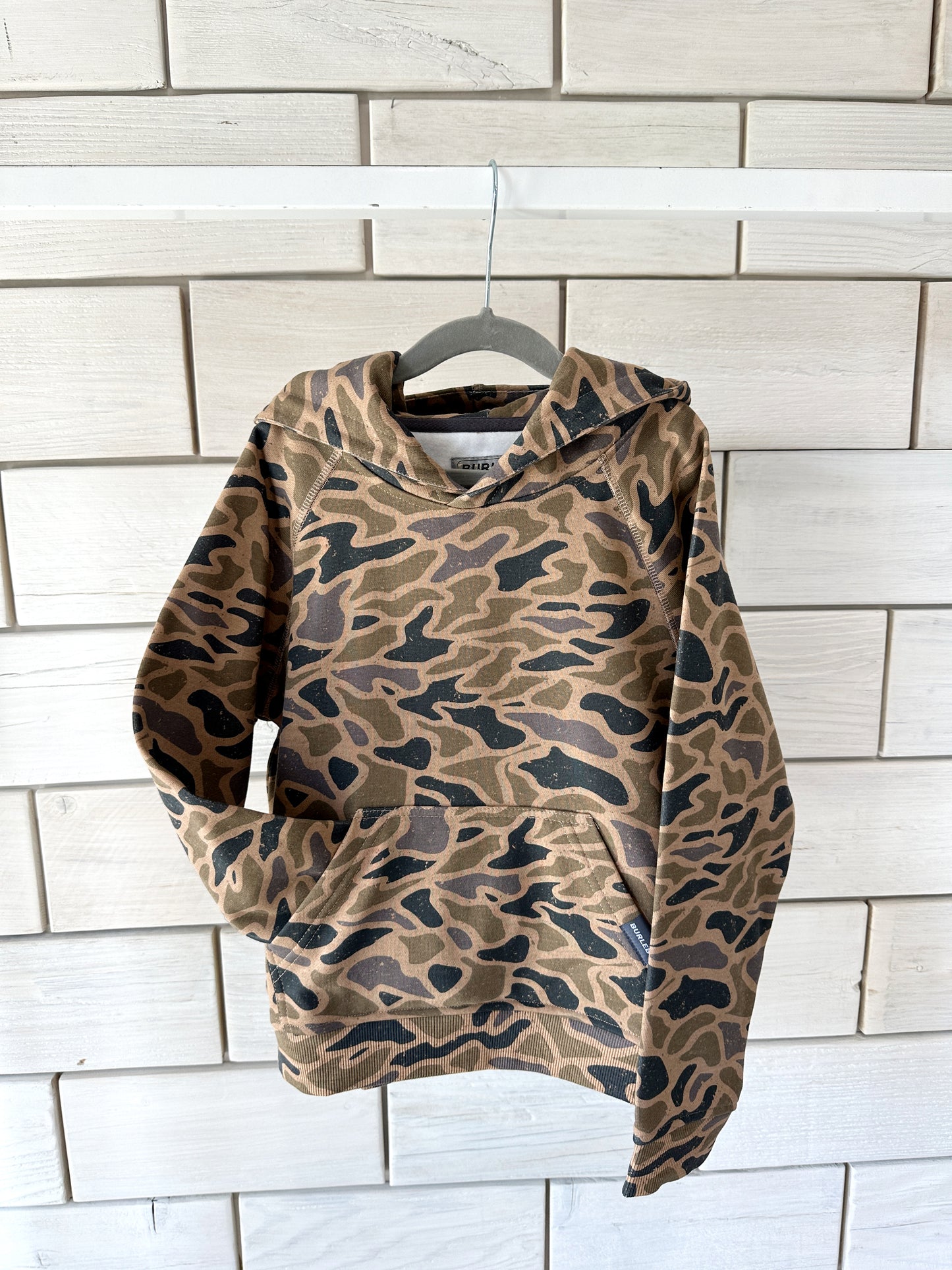 Boys Burlebo Fleece Hoodie - Gauge Camo