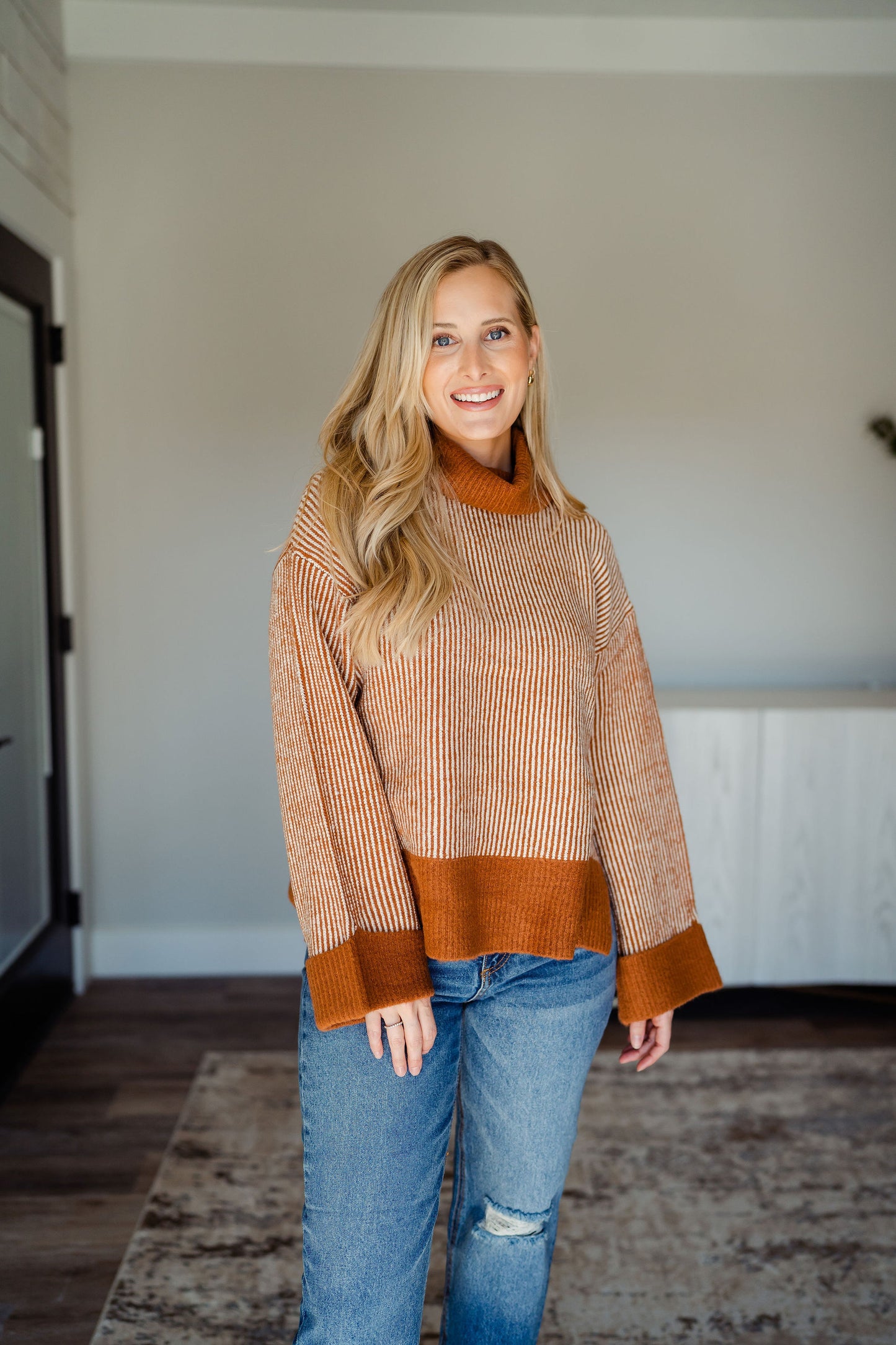 Camel Ivory Sweater