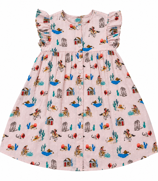 Pink Cowgirl Sunday Dress