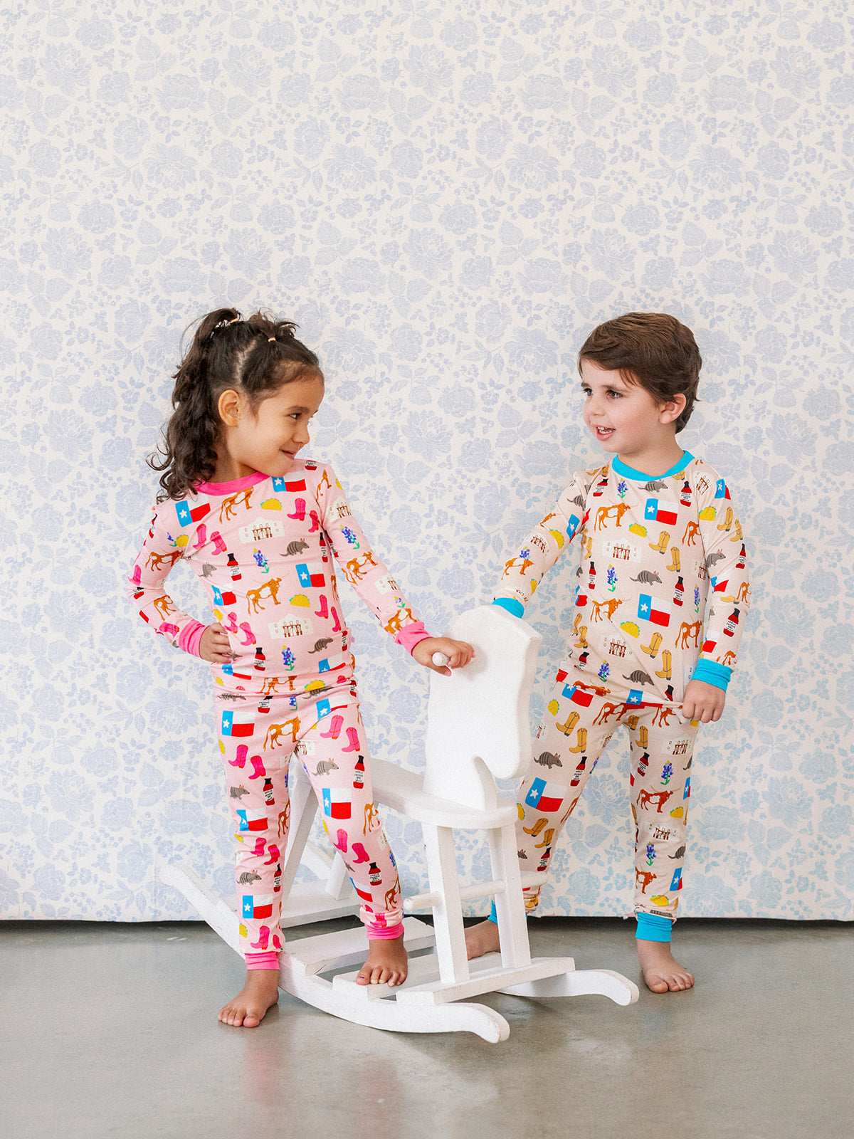 Poppy Kids Co Texas Forever PJ Set
