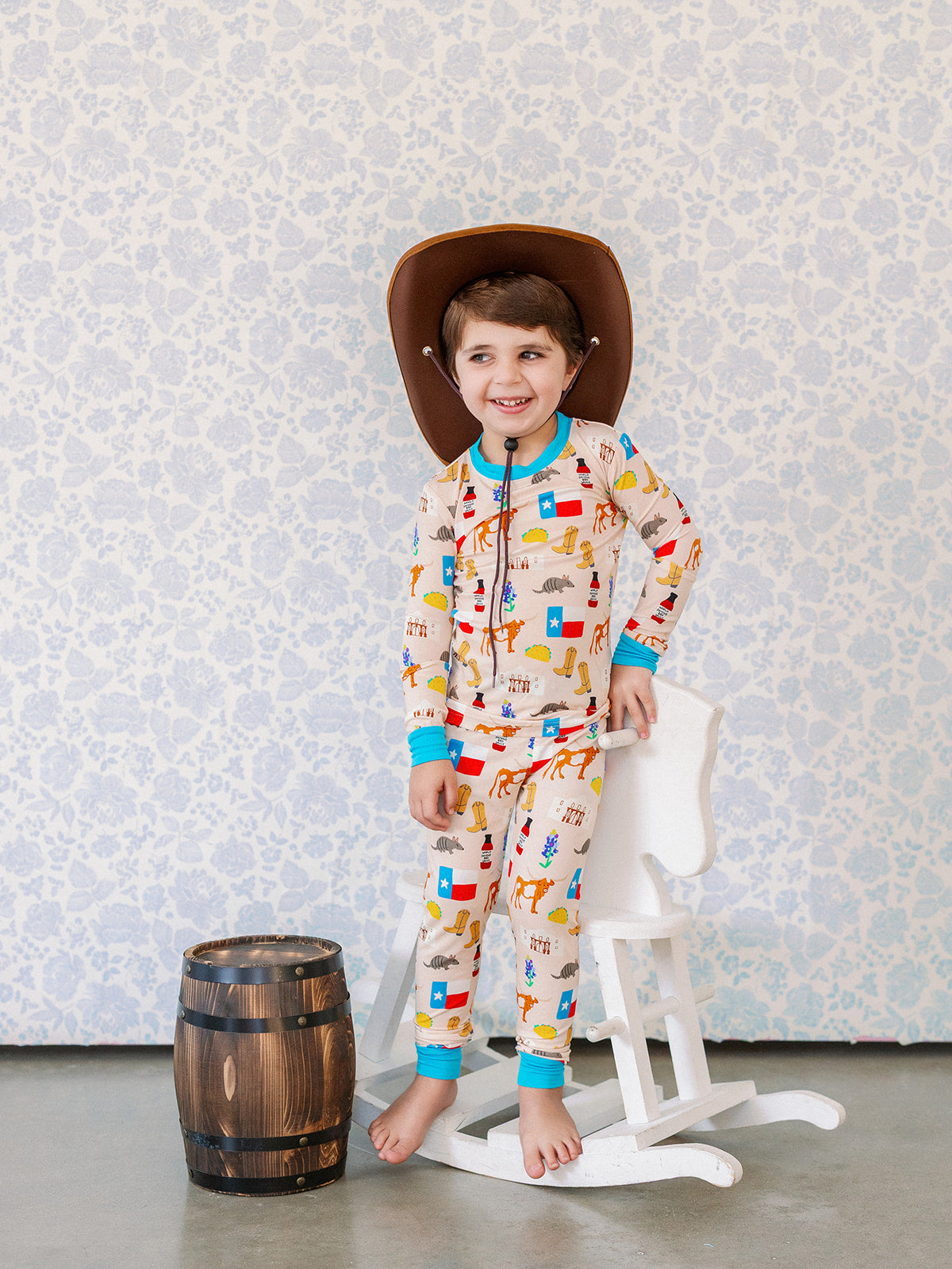 Poppy Kids Co Texas Forever PJ Set