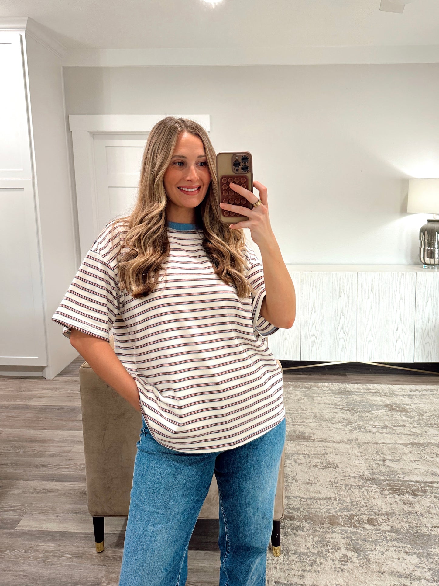 Tommie Oversized Striped Tee