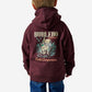 Boys Burlebo Fleece Hoodie - Field Companion | Maroon