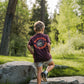 Boys Burlebo Duck Down Tee - Maroon