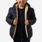 Boys Burlebo Mountain Fleece Hoodie Jacket - Tan