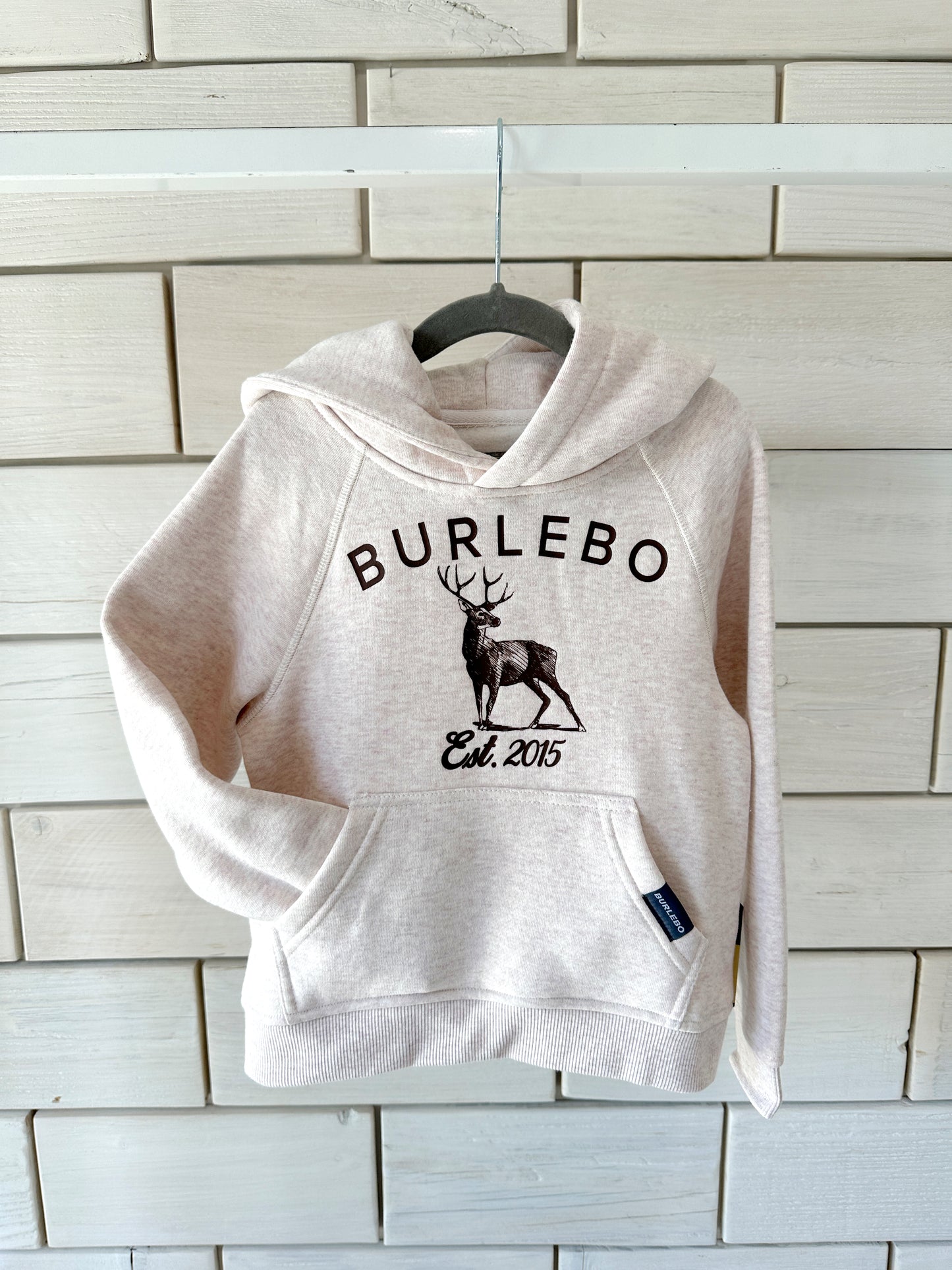 Toddler Burlebo Fleece Hoodie - Whitetail Deer