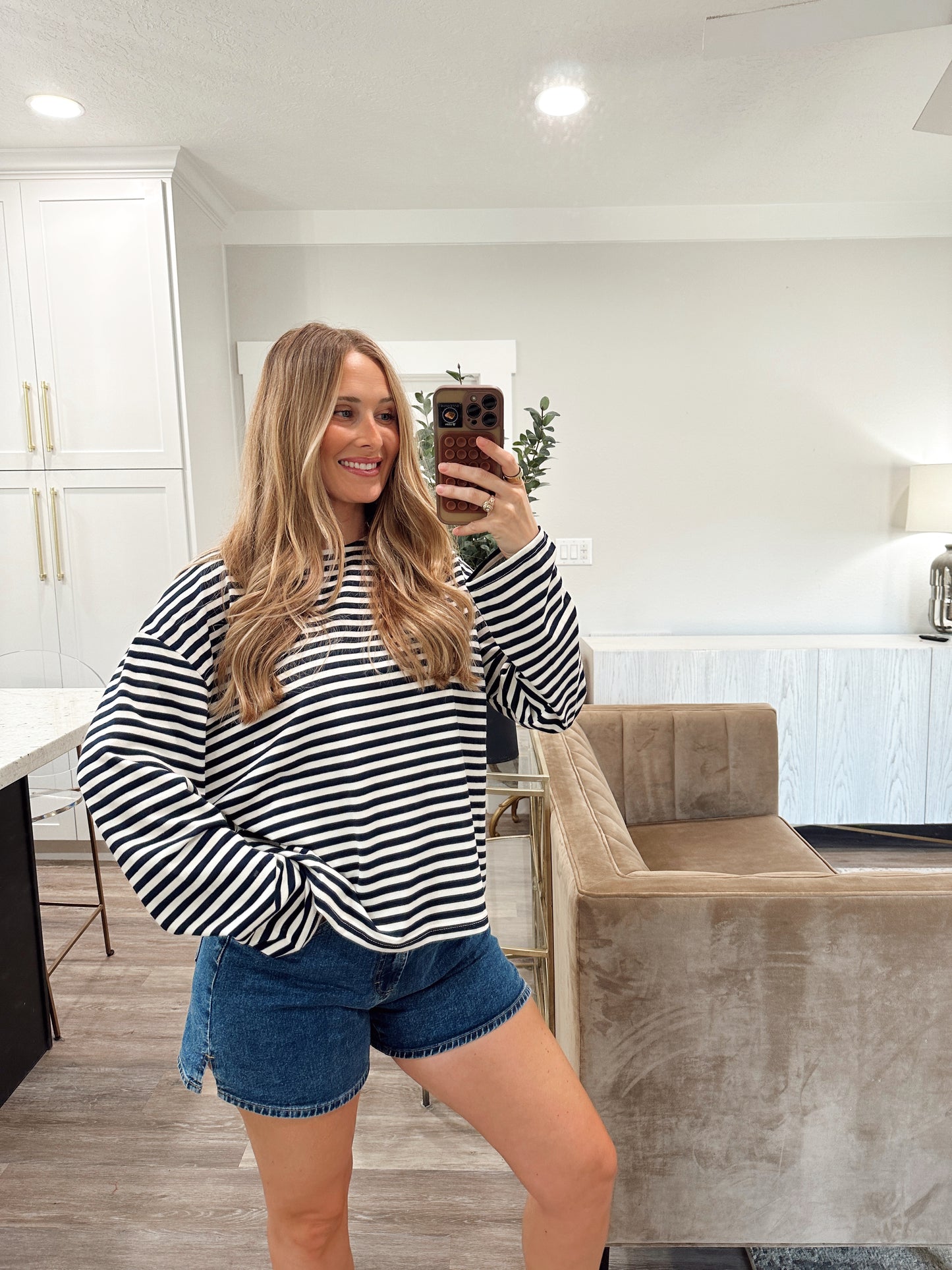 Frankie Top - Navy