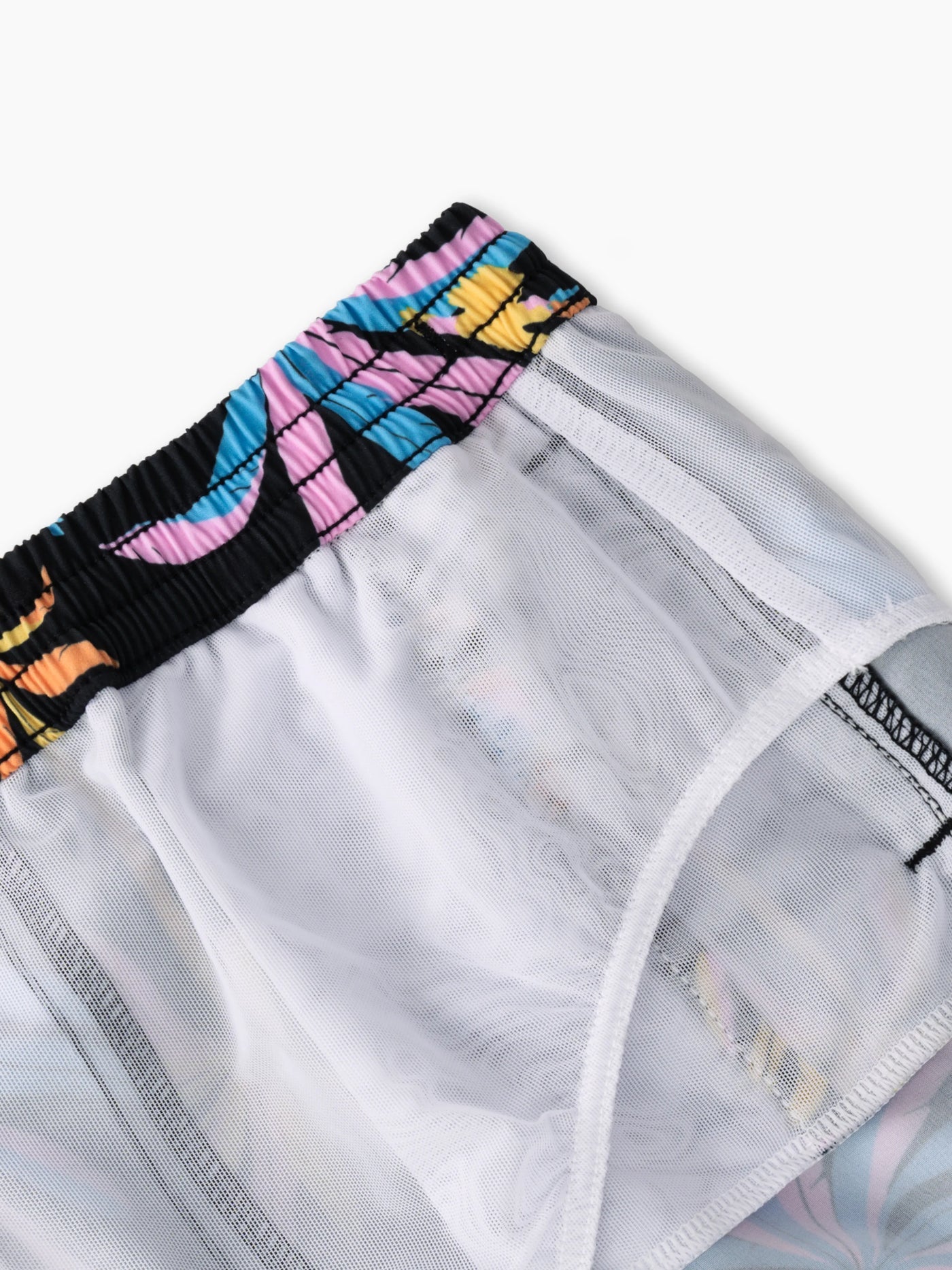 Chubbies Kids Swim Trunks - The Black Light Nights