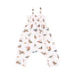 Angel Dear Pink Ducks Tie Strap Smocked Romper
