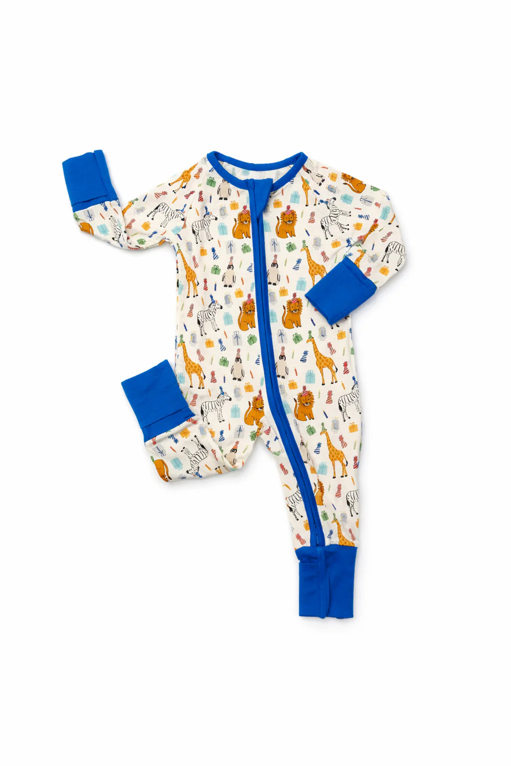 Poppy Kids Co Party Animal Zipper Romper