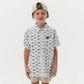 Toddler Burlebo Flying Mallard Ducks Button Up