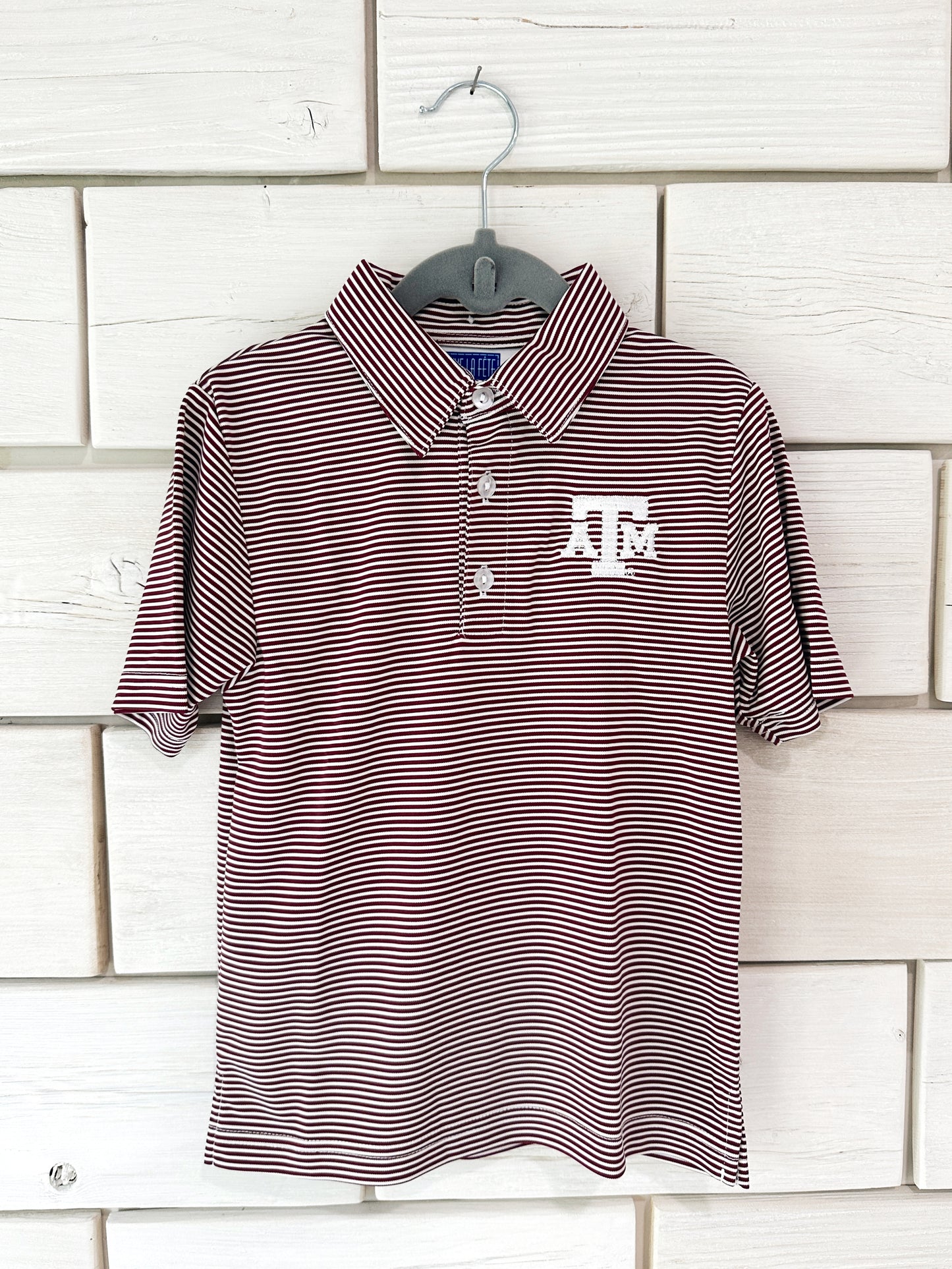 Texas A&M Aggies Baby Boys Stripe Polo