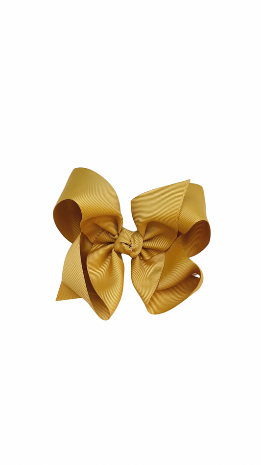 Grosgrain Double Knot Bow | Dijon