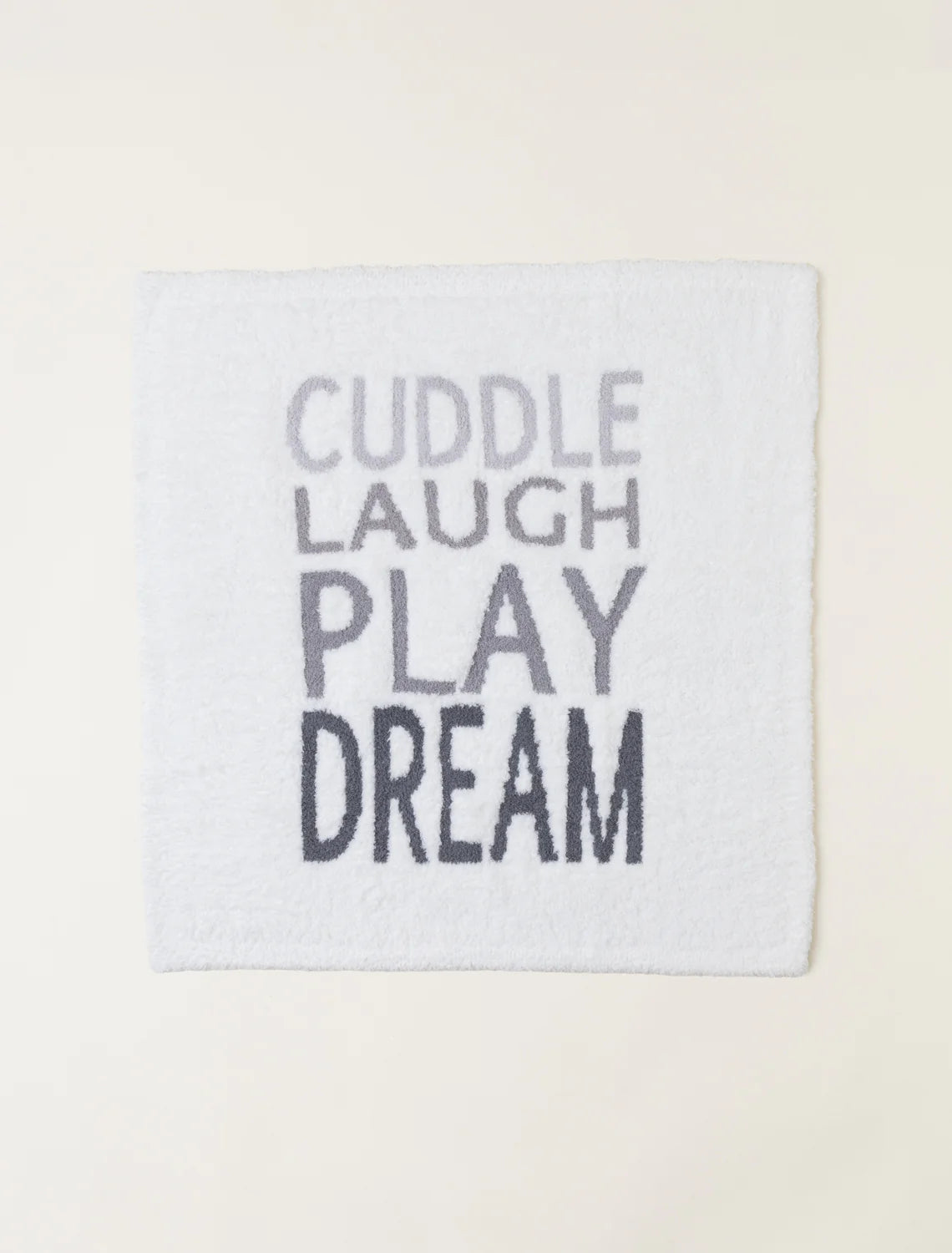 Barefoot Dreams CozyChic Cuddle Laugh Play Dream Stroller Blanket