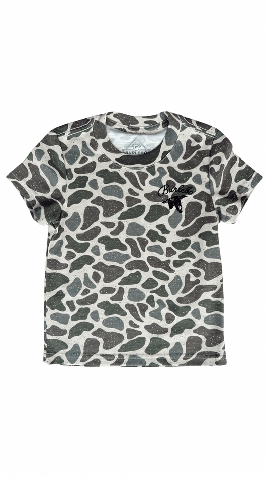 Toddler Burlebo Classic Deer Camo Tee