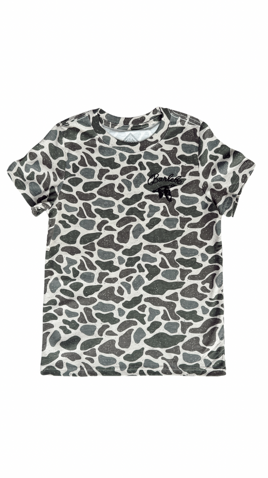 Boys Burlebo Classic Deer Camo Tee