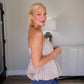 Gingham Bubble Tube Top