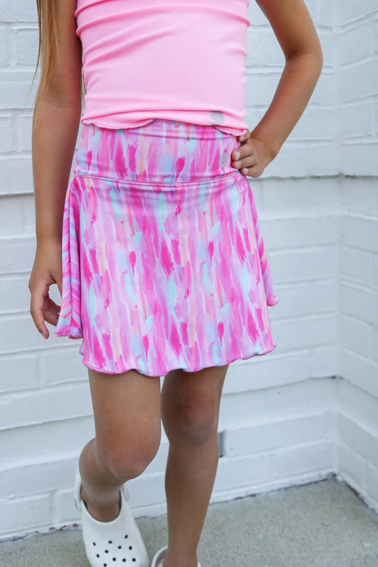 Spring Tie Dye Tennis Skirt