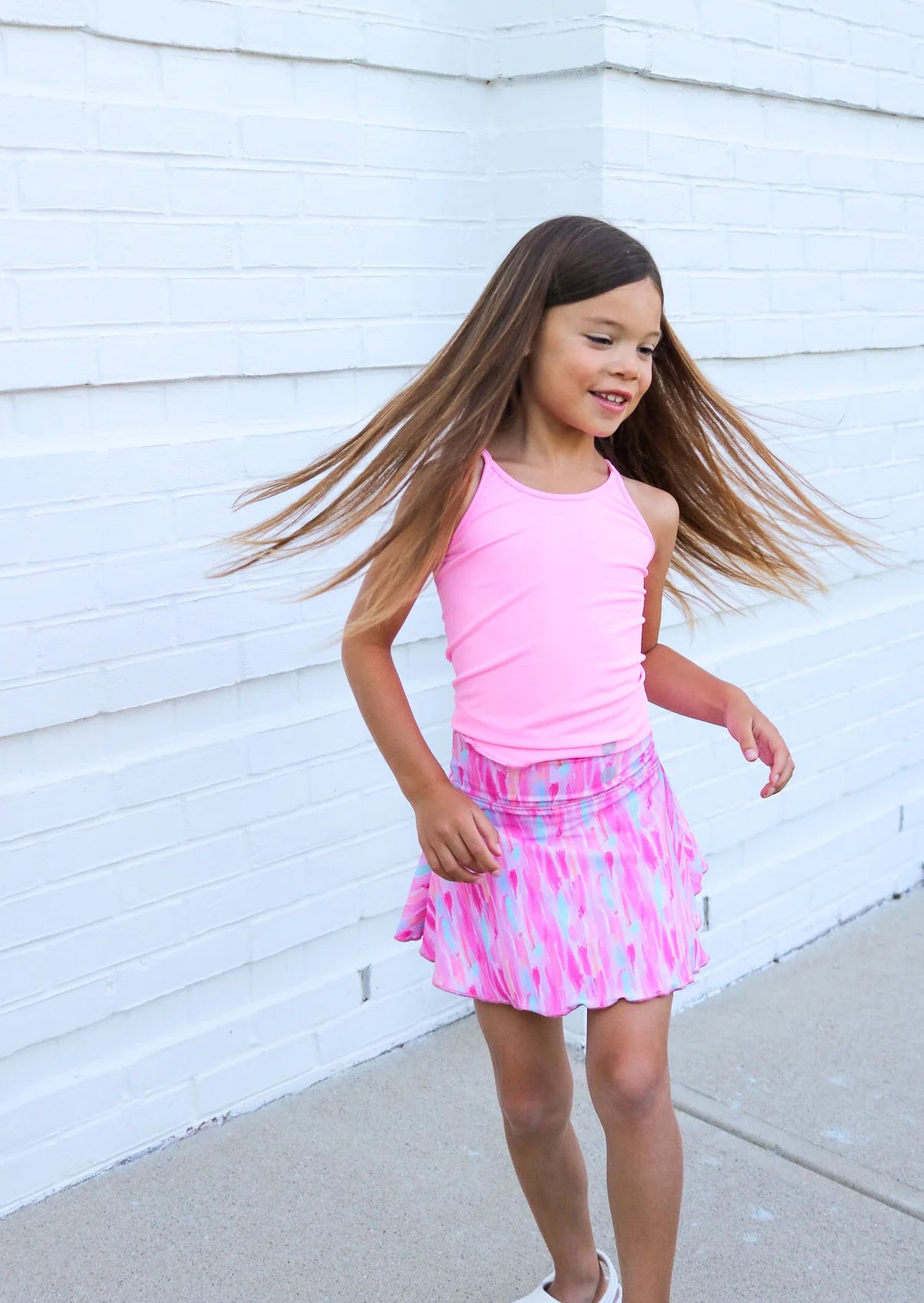 Spring Tie Dye Tennis Skirt