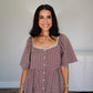 Maple Cream Plaid Dress