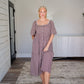 Maple Cream Plaid Dress