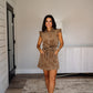 Zip Up Corduroy Skort Romper