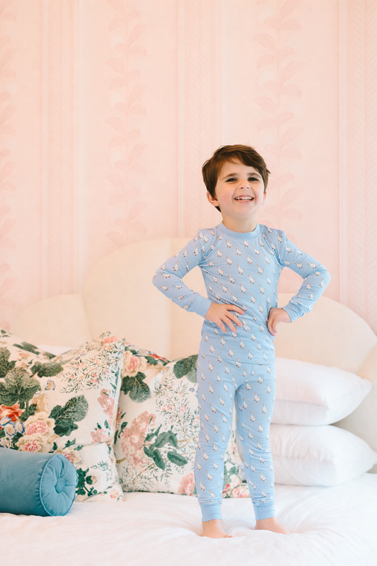 Poppy Kids Co Flock PJ Set