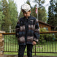 Boys Burlebo Wave on Wave Mountain Fleece Sherpa Full Zip Jacket