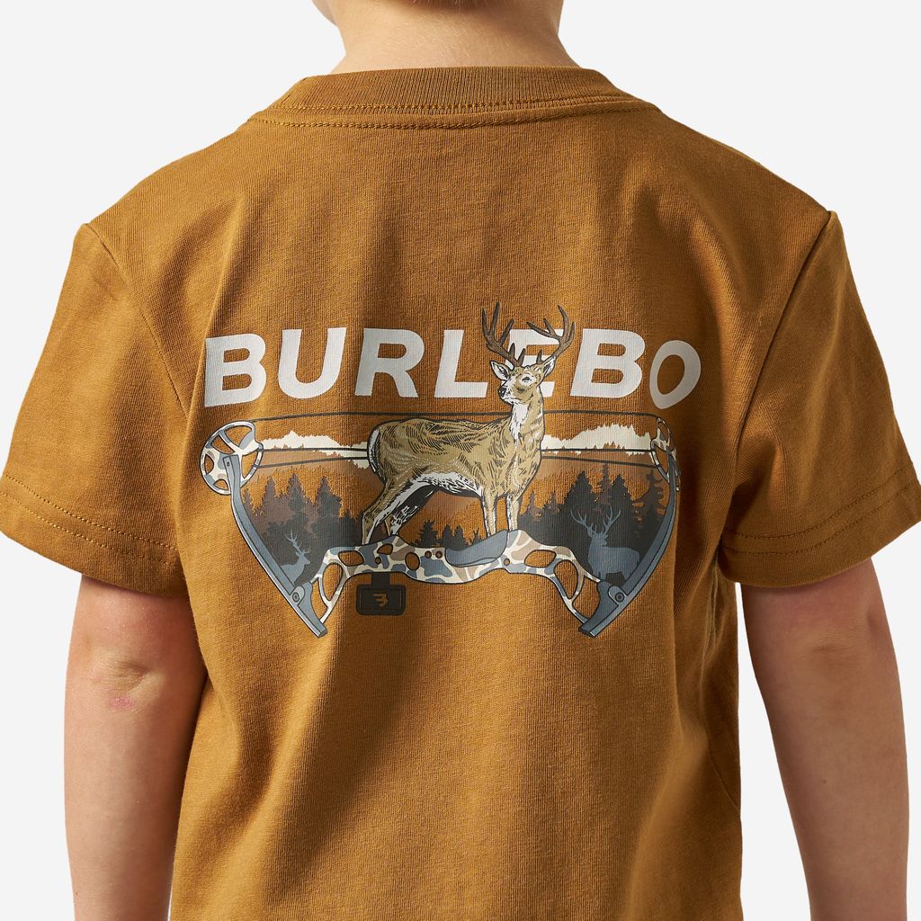 Boys Burlebo Bow Hunter Tee - Light Brown