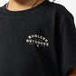 Boys Burlebo Outdoors Logo Tee - Black