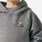 Boys Burlebo Fleece Hoodie - Ducks Flying In | Dark Heather Grey