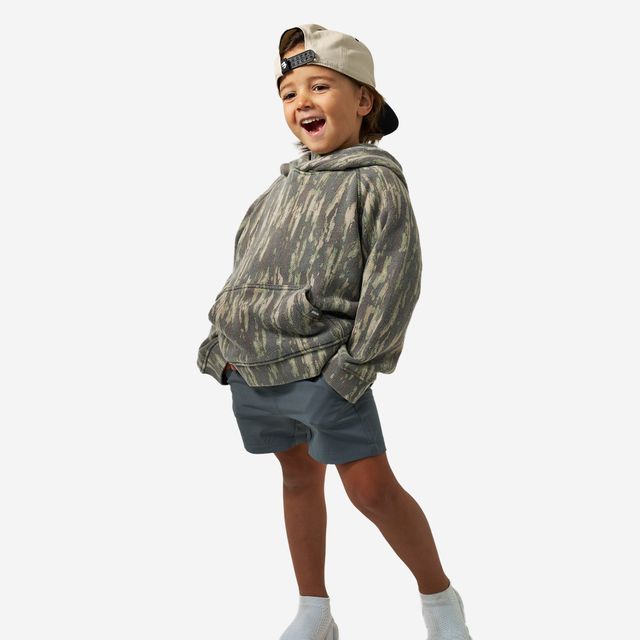 Boys Burlebo Vintage Washed Fleece Hoodie - Midland Camo