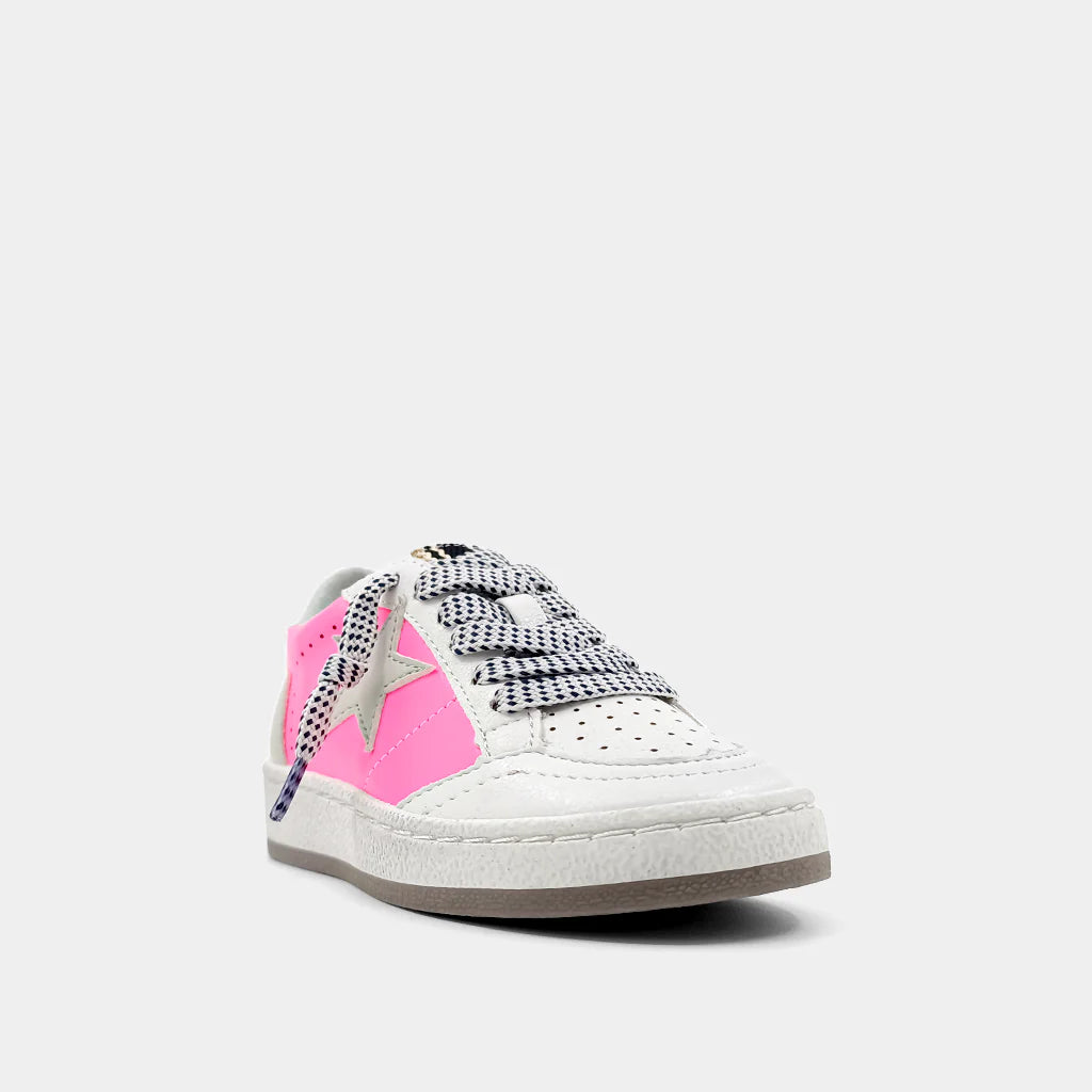 Paz Toddler Sneaker - Neon Pink