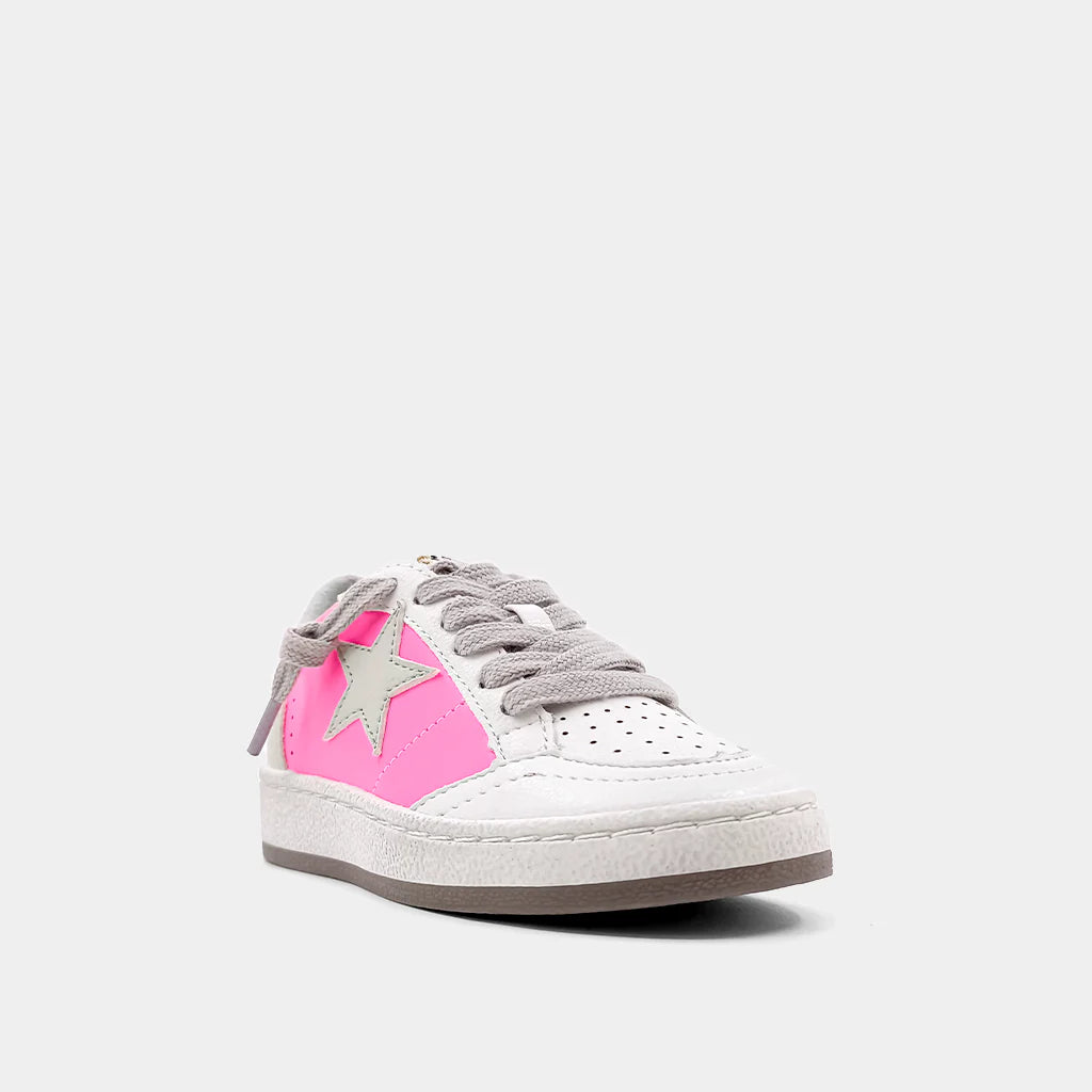 Paz Toddler Sneaker - Neon Pink