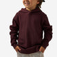 Boys Burlebo Thermal Hoodie - Maroon