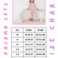 Poppy Kids Co. Pink Heart Check Premium PJ Set