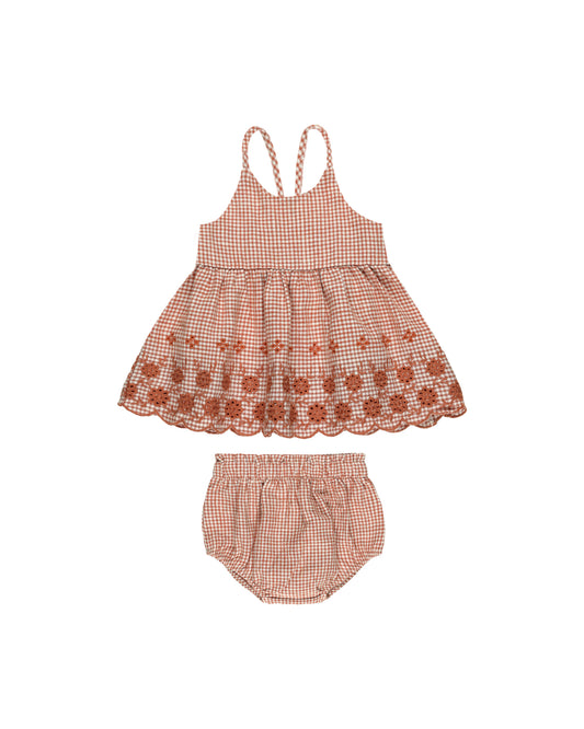 Rylee + Cru Zenni Set | Poppy Gingham