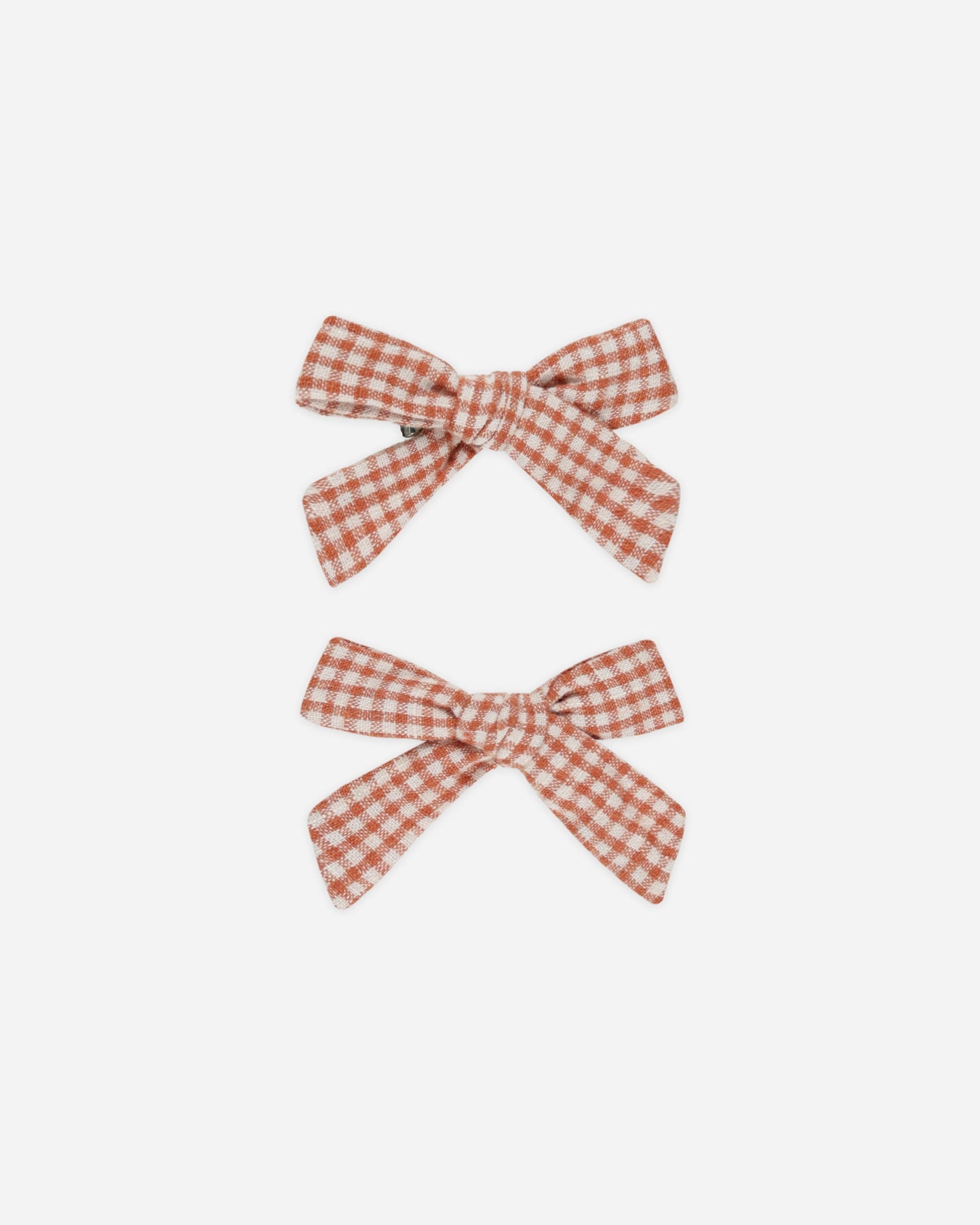 Rylee + Cru Bows, Seat of 2 | Poppy Gingham