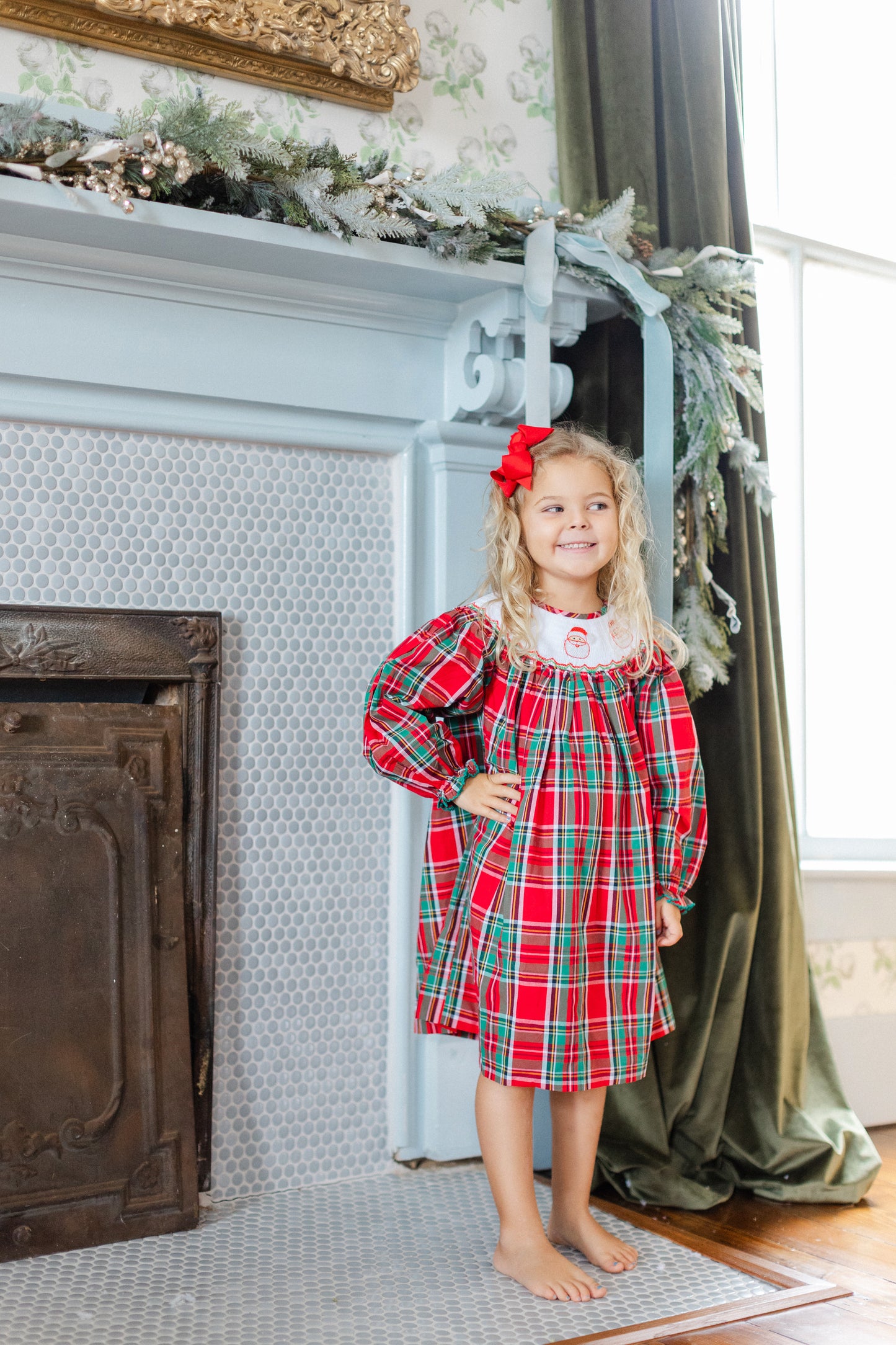 Poppy Kids Co. Santa Dress