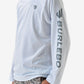 Boys Burlebo Rashguard - White/Light Grey