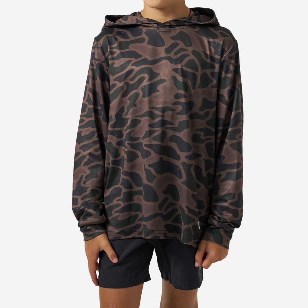 Boys Burlebo Performance Hoodie - Bendita Camo