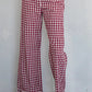 Milton Burgundy Gingham Pants