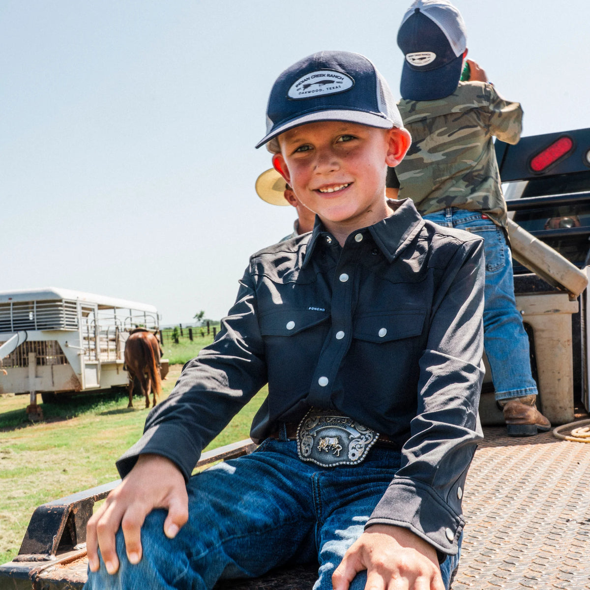 Poncho Kids Western | The Newt