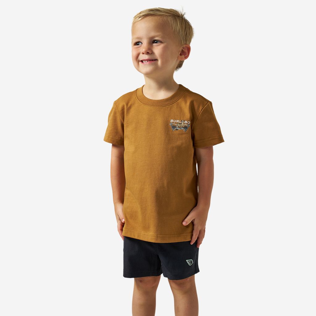 Boys Burlebo Bow Hunter Tee - Light Brown