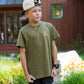 Boys Burlebo Duck Wild Tee - Hunter Green