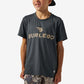 Boys Burlebo Go To Tee - Flying B Logo | Gun Metal Grey & Gauge Camo