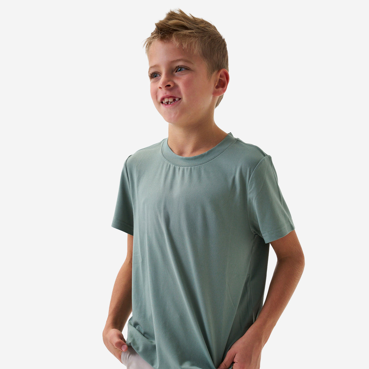 Boys Burlebo Go To Tee - Sage