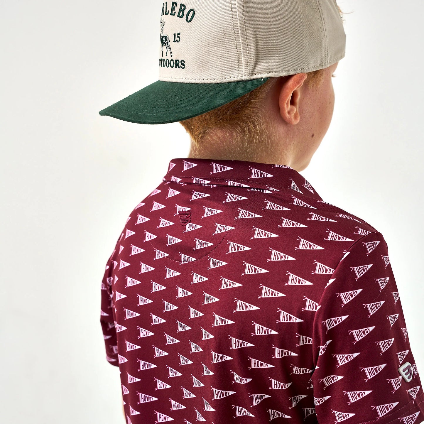 Boys Burlebo Howdy Pennants Polo