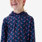 Boys Burlebo Performance Hoodie - USA Eagle