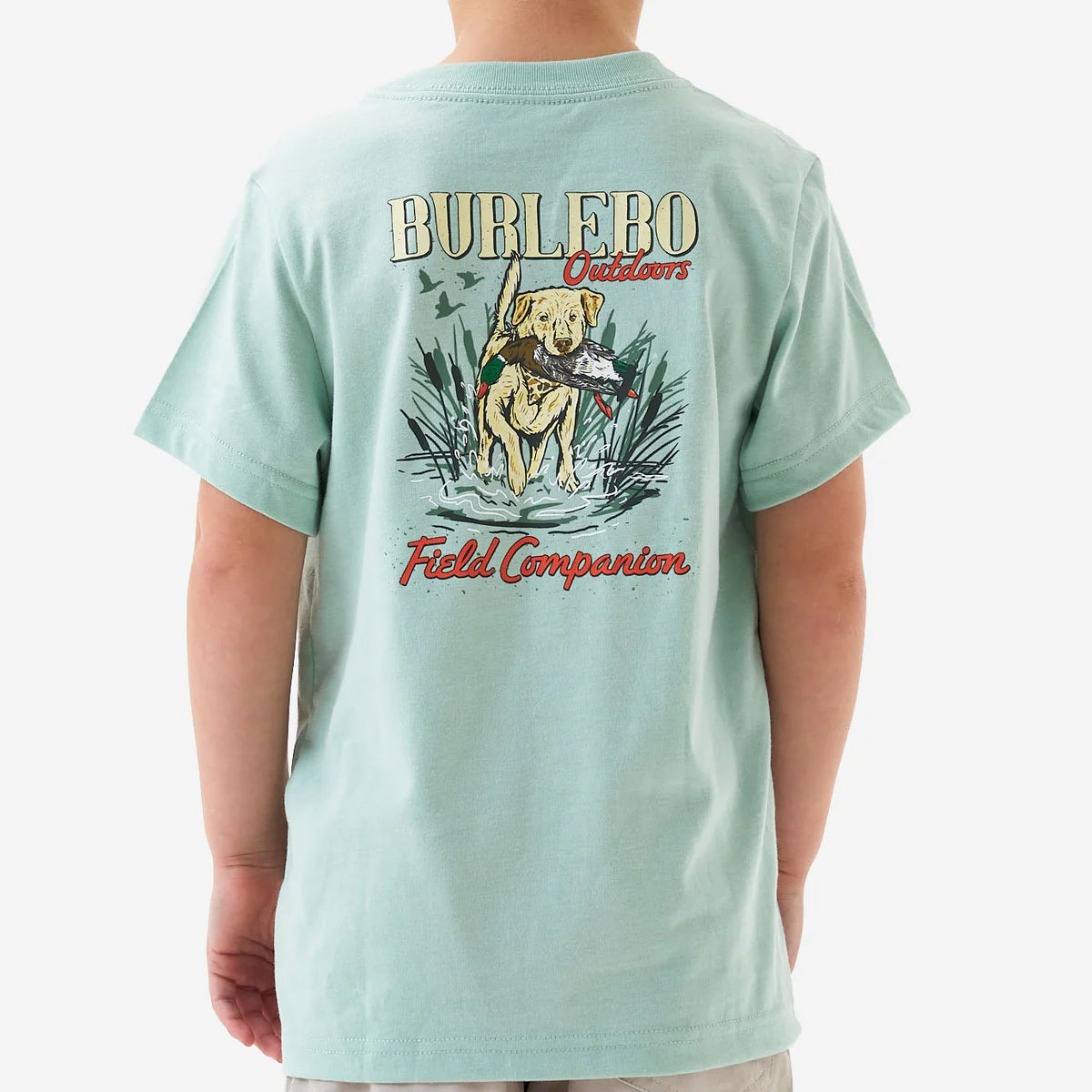 Boys Burlebo Field Companion Tee - Sage